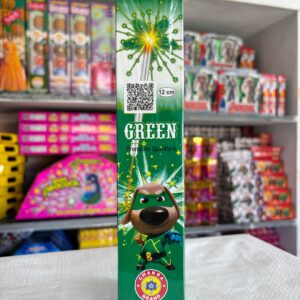 12 cm Green Sparklers